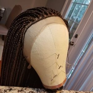 Frontal micro braids wig